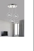 Helezon Modern Sarkıt 3'lü Led Avize thumbnail 1
