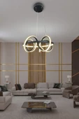 Kuzey Kıvrım Modern Sarkıt Led Avize thumbnail 5