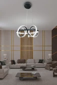 Kuzey Kıvrım Modern Sarkıt Led Avize thumbnail 2