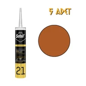 Selsil Silikonize Mastik Bronz 500 Gr. - 5 Adet thumbnail 1