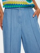 Faik Sönmez Oversized Geniş Paça Kadın Pantolon - Minimalist thumbnail 8