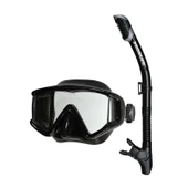 PROBLUE SET MS VISION PLUS3 Maske, DRY Snorkel, Siyah thumbnail 1