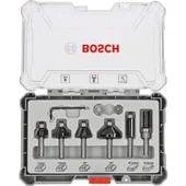 Bosch Pro Freze Seti Karışık 6 Parça 8 mm Şaftlı thumbnail 2