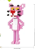 pembe panter 595 parça mini blocks thumbnail 1