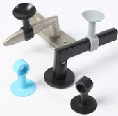 CM-072 Vantuzlu Geçmeli Kapı Kolu Stoper 4lü Set Beyaz thumbnail 3