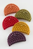 Oval Renkli Mandal Toka 6 cm thumbnail 1