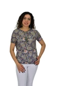 Kadın Kısa Kol Baskılı Bluz BGL-ST04689 thumbnail 2