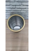 40×30 Darbuka Saksı Gold Kemerli thumbnail 2