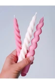 3’lü Spiral ve Twist Şamdan Mum thumbnail 1