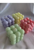 Bubble Renkli 4'lü Kokulu Mum thumbnail 1