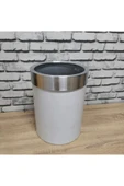 Beyaz Darbuka Saksı 40×30 thumbnail 2