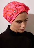 Mayovera Pembe Fiyonklu  Tasarım Bone thumbnail 1