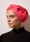 Mayovera Pembe Fiyonklu  Tasarım Bone thumbnail 2