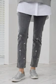 TAŞ DETAYLI KOT PANTOLON thumbnail 3