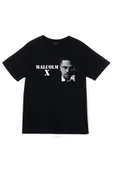 fame-stoned Malcolm X Baskılı T-shirt thumbnail 1