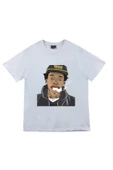fame-stoned Beyaz Baskılı T-shirt thumbnail 1