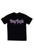 fame-stoned Deep Purple Baskılı T-shirt thumbnail 1