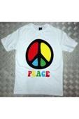 fame-stoned Peace Baskılı T-shirt thumbnail 1