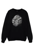 fame-stoned Aslan Baskılı Sweatshirt thumbnail 1
