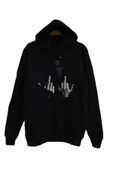 fame-stoned Nf Baskılı Kapüşonlu Sweatshirt thumbnail 1