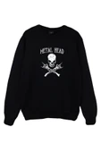 fame-stoned Metal Head Baskılı Sweatshirt thumbnail 1