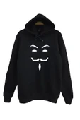 fame-stoned V For Vendetta Baskılı Sweatshirt thumbnail 1