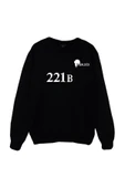 fame-stoned Sherlock Holmes Baskılı Sweatshirt thumbnail 1