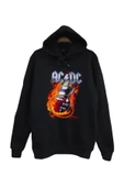 fame-stoned Acdc Kapüşonlu Sweatshirt thumbnail 1