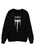 fame-stoned Marilyn Manson Baskılı Sweatshirt thumbnail 1