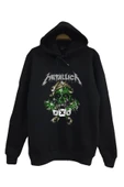 fame-stoned Metallica Baskılı Kapüşonlu Sweatshirt thumbnail 1