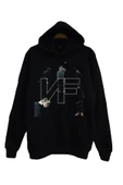fame-stoned Nf Baskılı Kapüşonlu Sweatshirt thumbnail 1