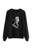 fame-stoned Astronot Baskılı Sweatshirt thumbnail 1