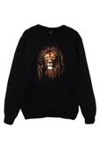 fame-stoned Aslan Baskılı Sweatshirt thumbnail 1