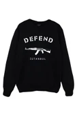 fame-stoned Sweatshirt - Siyah thumbnail 1