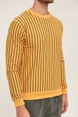 Fulla Moda Çizgili Bisiklet Yaka Sweatshirt thumbnail 4