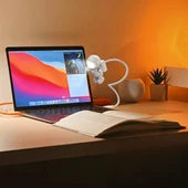 BUFFER USB Astronot Gece Lambası, Masa Lambası, Kitap Okuma Lambası Işığı thumbnail 2