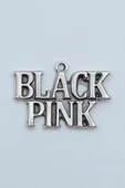 Black Pink Gümüş Kaplama Kolye Ucu thumbnail 1