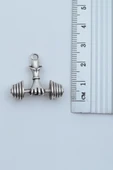 Halter - Dambıl Gümüş Kaplama Kolye Ucu thumbnail 2