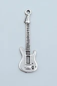 Elektro Gitar Gümüş Kaplama Kolye Ucu thumbnail 1