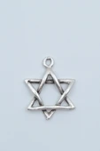 Minimal Pentagram Gümüş Kaplama Kolye Ucu thumbnail 1