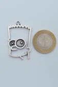 Bart Simpson Gümüş Kaplama Kolye Ucu thumbnail 3