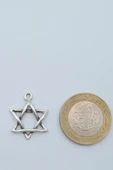 Minimal Pentagram Gümüş Kaplama Kolye Ucu thumbnail 3