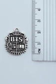 Minimal BTS Army Gümüş Kaplama Kolye Ucu thumbnail 2