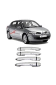 Renault Megane-2 2005-2010 Model Arası Krom Kapı Kolu 4 Kapı Paslanmaz Çelik thumbnail 2