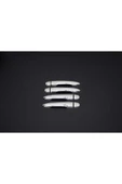 Renault Megane-2 2005-2010 Model Arası Krom Kapı Kolu 4 Kapı Paslanmaz Çelik thumbnail 1