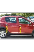 Dacıa Sandero Stepway 2012-2022 Krom Kapı Kolu Paslanmaz Çelik 4 Kapı thumbnail 1