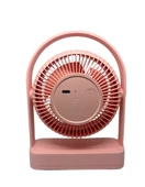 YS2235 Taşınabilir Masaüstü Pembe Usb Fan thumbnail 3