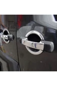 Fiat Doblo 2000-2010 Krom Kapı Kolu 4 Kapı Paslanmaz Çelik thumbnail 2