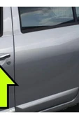 DACİA SANDERO 2008-2012 MODEL ARASI KROM KAPI KOLU 4 KAPI PASLANMAZ ÇELİK thumbnail 2