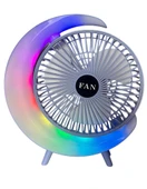 S24 Taşınabilir Masaüstü Mavi Usb Fan thumbnail 1